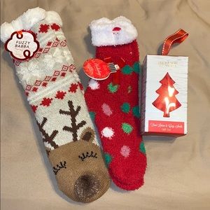 Christmas Sock/foot lotion Package